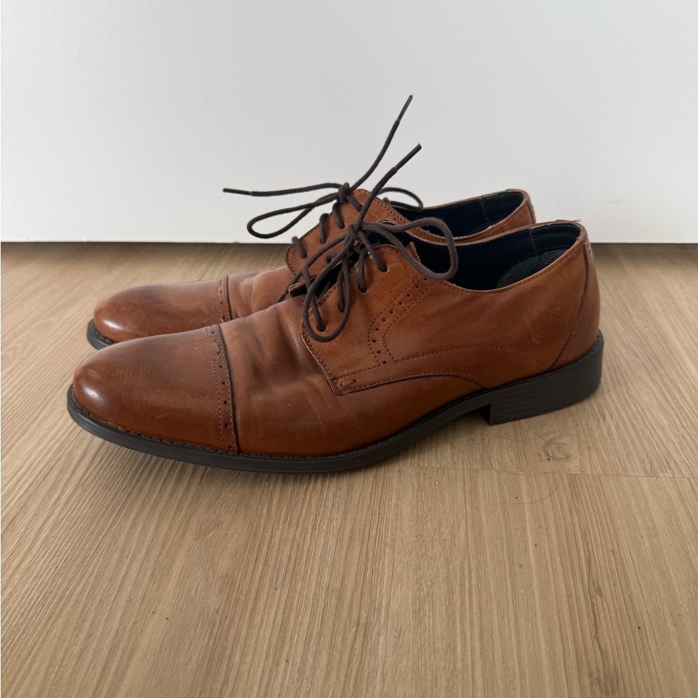 Classic Brown Leather Men's Shoes